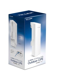 TP-LINK  CPE210 2.4GHz 300Mbps 9dBi Dış Mekan CPE